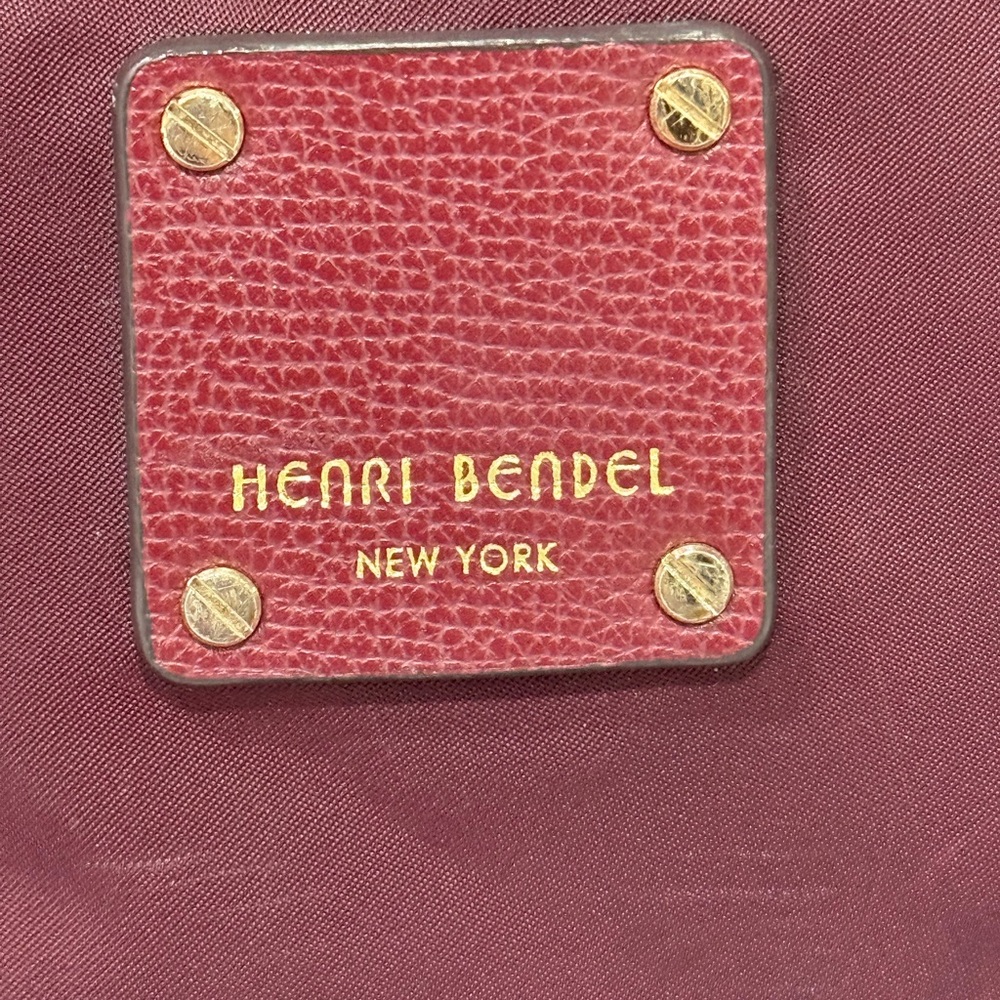 Henri Bendel Jetsetter Convertible Backpack/crossbody/tote Oxblood/Burgundy - Picture 2 of 16